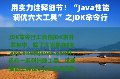 用实力诠释细节！“Java性能调优六大工具”之JDK命令行工具