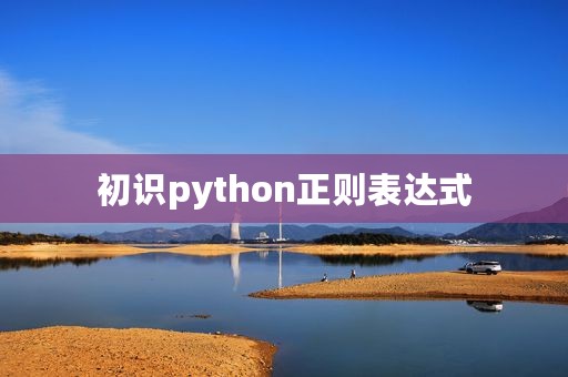 初识python正则表达式