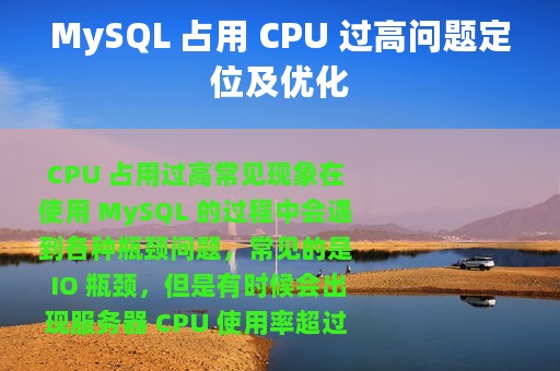 MySQL 占用 CPU 过高问题定位及优化