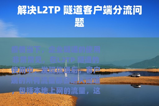 解决L2TP 隧道客户端分流问题