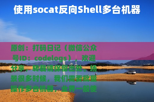 使用socat反向Shell多台机器