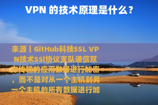 VPN 的技术原理是什么？