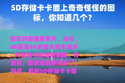 SD存储卡卡面上奇奇怪怪的图标，你知道几个？