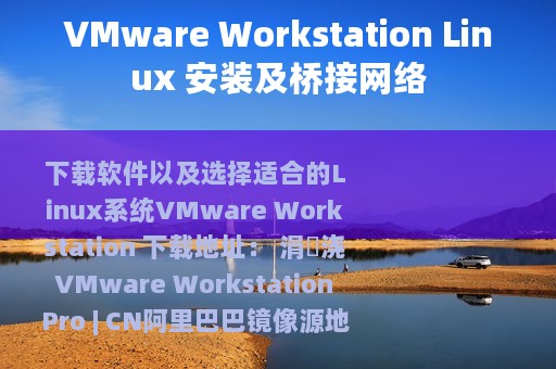VMware Workstation Linux 安装及桥接网络