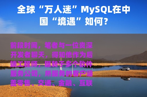 全球“万人迷”MySQL在中国“境遇”如何？