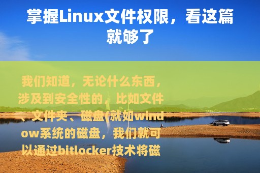 掌握Linux文件权限，看这篇就够了