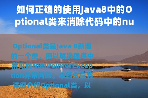 如何正确的使用Java8中的Optional类来消除代码中的null检查