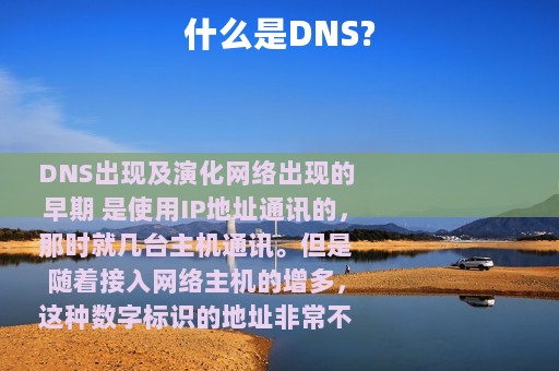 什么是DNS?