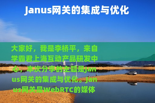 Janus网关的集成与优化