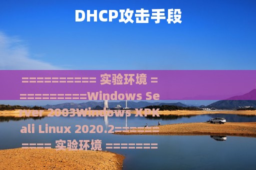 DHCP攻击手段