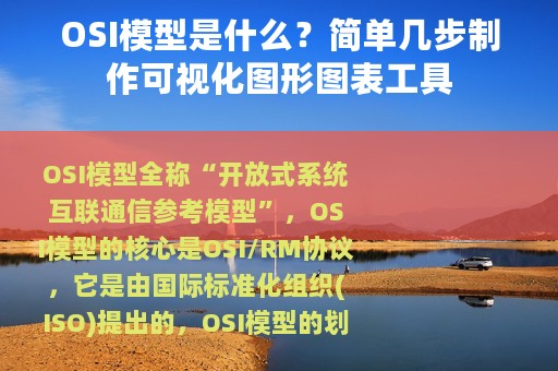 OSI模型是什么？简单几步制作可视化图形图表工具