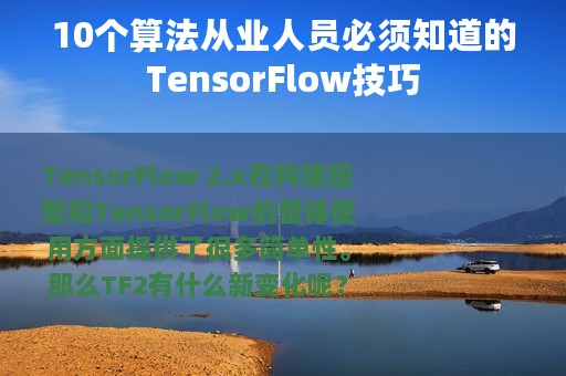 10个算法从业人员必须知道的TensorFlow技巧