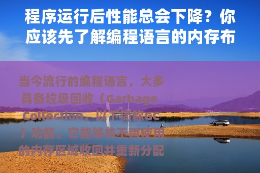 程序运行后性能总会下降？你应该先了解编程语言的内存布局与管理