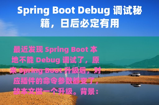 Spring Boot Debug 调试秘籍，日后必定有用