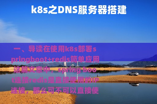 k8s之DNS服务器搭建
