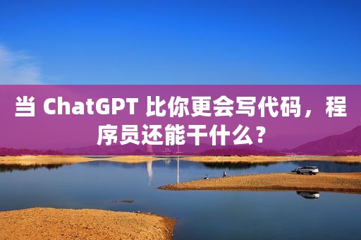 当 ChatGPT 比你更会写代码，程序员还能干什么？