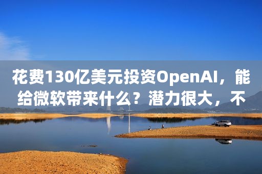花费130亿美元投资OpenAI，能给微软带来什么？潜力很大，不确定性也很多