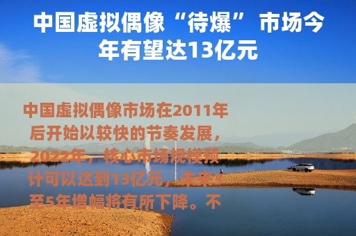 中国虚拟偶像“待爆” 市场今年有望达13亿元