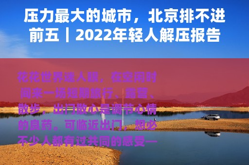 压力最大的城市，北京排不进前五｜2022年轻人解压报告