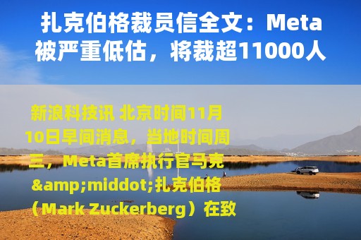 扎克伯格裁员信全文：Meta被严重低估，将裁超11000人，冻岗至明年一季度