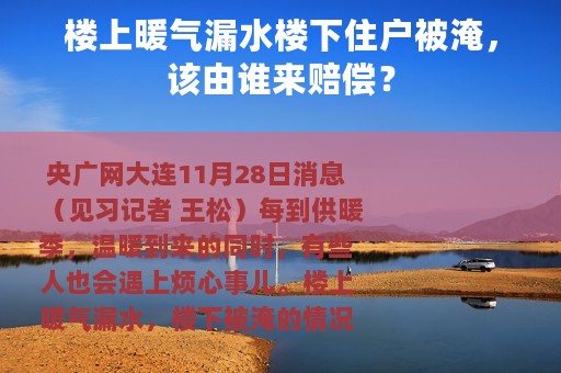 楼上暖气漏水楼下住户被淹，该由谁来赔偿？