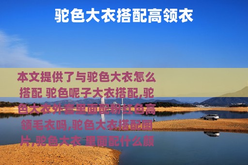 驼色大衣搭配高领衣