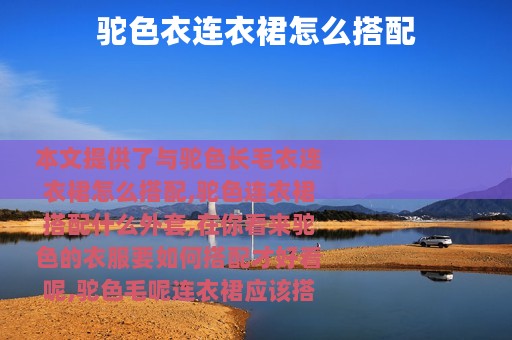 驼色衣连衣裙怎么搭配
