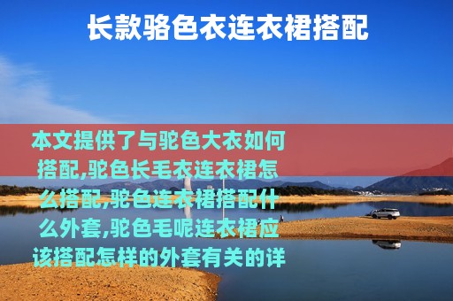 长款骆色衣连衣裙搭配