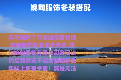 婉甸服饰冬装搭配