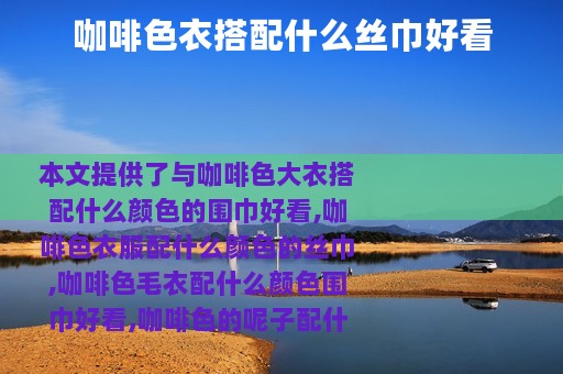 咖啡色衣搭配什么丝巾好看