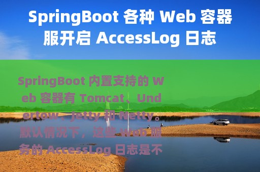 SpringBoot 各种 Web 容器服开启 AccessLog 日志