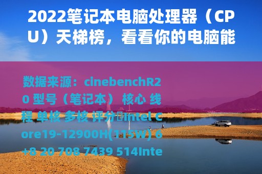 2022笔记本电脑处理器（CPU）天梯榜，看看你的电脑能排在哪里？