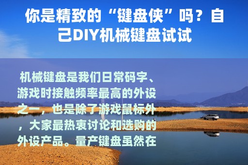 你是精致的“键盘侠”吗？自己DIY机械键盘试试