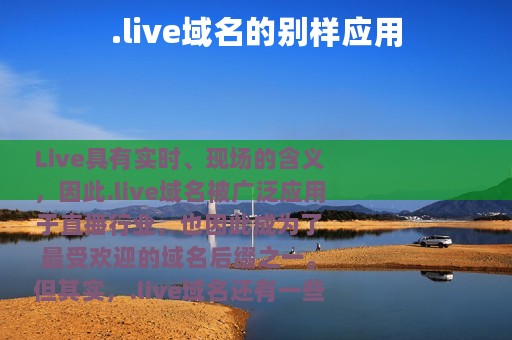 .live域名的别样应用