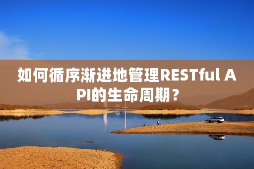 如何循序渐进地管理RESTful API的生命周期？