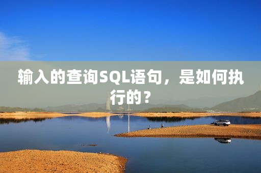 输入的查询SQL语句，是如何执行的？