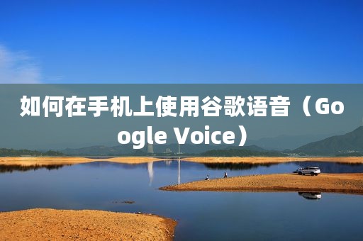 如何在手机上使用谷歌语音（Google Voice）