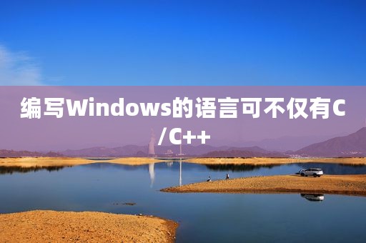 编写Windows的语言可不仅有C/C++