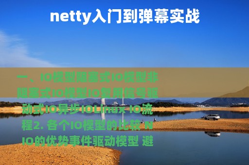 netty入门到弹幕实战