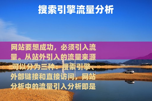 搜索引擎流量分析