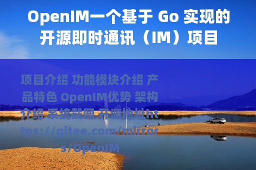OpenIM一个基于 Go 实现的开源即时通讯（IM）项目