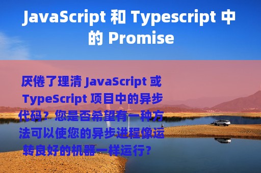 JavaScript 和 Typescript 中的 Promise