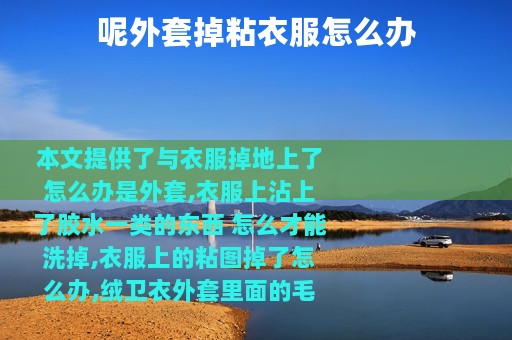 呢外套掉粘衣服怎么办