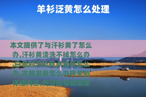 羊衫泛黄怎么处理