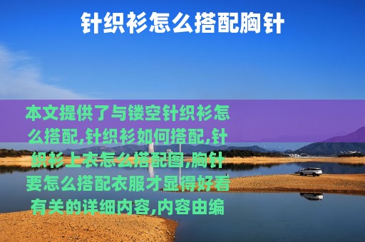 针织衫怎么搭配胸针