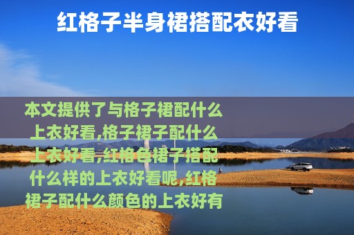 红格子半身裙搭配衣好看