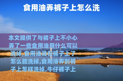 食用油弄裤子上怎么洗