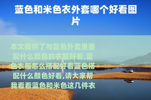 蓝色和米色衣外套哪个好看图片