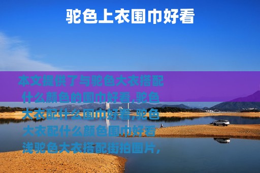 驼色上衣围巾好看