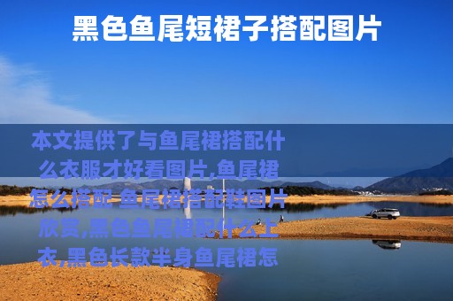 黑色鱼尾短裙子搭配图片